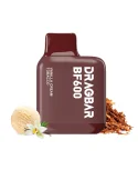 Zovoo Dragbar BF600 Vanilla Cream Tobacco 20mg 600puff Disposable Vape