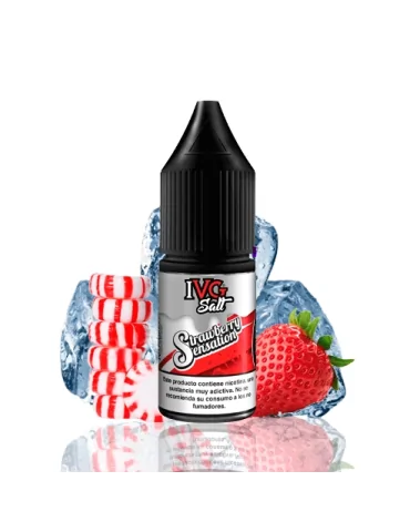 IVG Strawberry Sensation 50:50 10ml 12mg Nikotine E-liquid