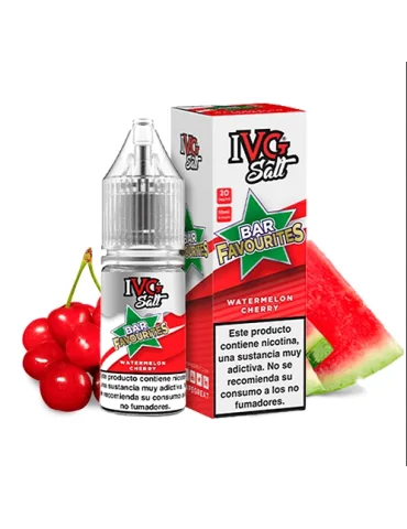 IVG NicSalt Watermelon Cherry 10ml 10mg 50/50 Nicotine Zout E-vloeistof