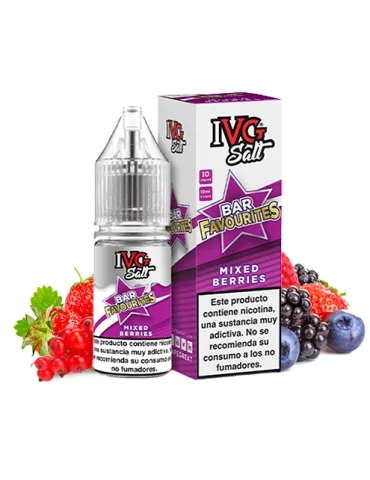 IVG NicSalt Mixed Berries 10ml 20mg 50/50 E-liquide Aux Sels De Nicotine