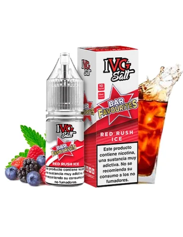 IVG NicSalt Red Rush Ice 10ml 10mg 50/50 Nicotine Zout E-vloeistof