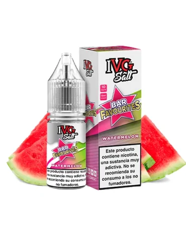 IVG NicSalt Watermelon 10ml 20mg 50/50 Nikotinsalt E-vätska