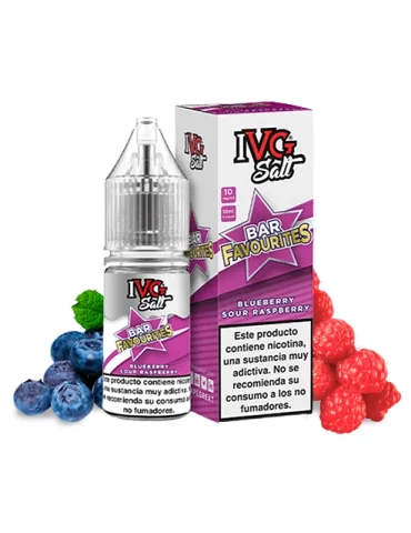 IVG NicSalt Blueberry Sour Raspberry 10ml 20mg 50/50 Nikotinsalt E-vätska