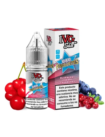 IVG NicSalt Blueberry Cherry Cranberry 10ml 20mg 50/50 Nikotinska Sol E-tekočina