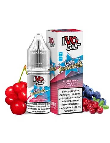 IVG NicSalt Blueberry Cherry Cranberry 10ml 10mg 50/50 Nicotine Salt E-liquid