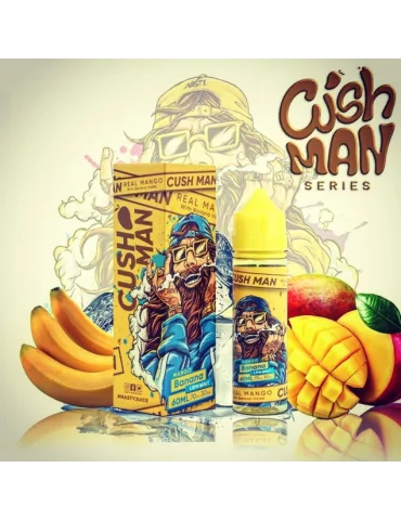 10mg Nasty Juice Cush Man Mango Banana 60ml 50/50 Prefilled Vape E Liquid