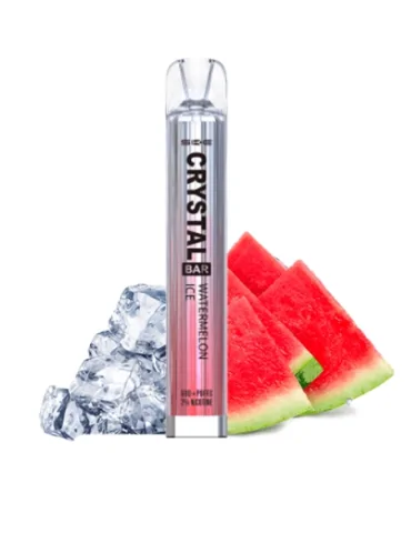 Crystal Bar Watermelon Ice Disposable Vape Mesh 20mg 600puffs