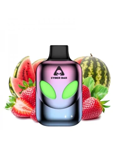 AL8000 Strawberry Watermelon 0mg 8000puff - Cyber Bar Disposable Vape