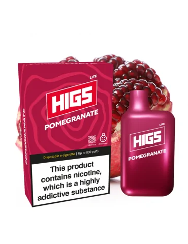 HIGS LITE Pomegranate Mesh-Coil 20mg 800puffs Disposable Vape