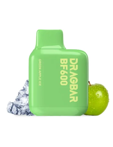 Zovoo Dragbar BF600 Green Apple Ice 20mg 600puff Disposable Vape
