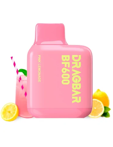 Zovoo Dragbar BF600 Pink Lemonade 20mg 600puff Disposable Vape