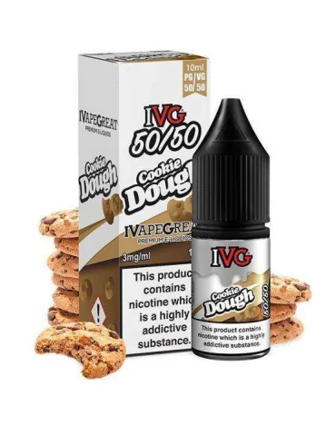 Ivg Cookie Dough 18mg 10ml 50/50 Nicotine E-liquid