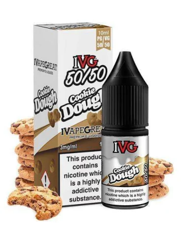 Ivg Cookie Dough 12mg 10ml 50/50 Nicotine E-liquid