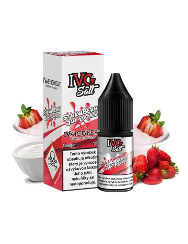 Ivg Strawberry Jam Yoghurt 18mg 10ml 50/50 Nicotine E-liquid