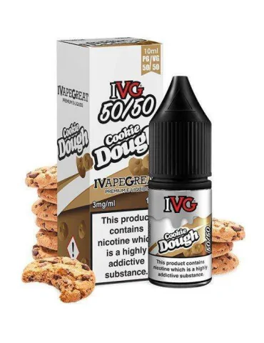 Ivg Cookie Dough 3mg 10ml 50/50 Nicotine E-liquid