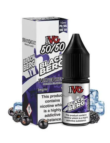 Ivg Blackberg 3mg 10ml 50/50 Nicotine E-liquid