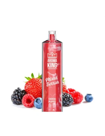 Puff Gem 12000 puffs Mixed Berry 20mg - Aroma King Disposable Vape