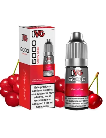 IVG 6000 Cherry Chew 10ml 10mg Salt E-liquid