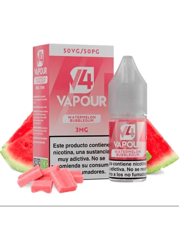 V4 Vapour Watermelon Bubblegum 10ml 3mg E-liquid