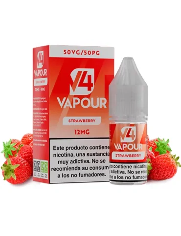 V4 Vapour Strawberry 10ml 12mg E-liquid