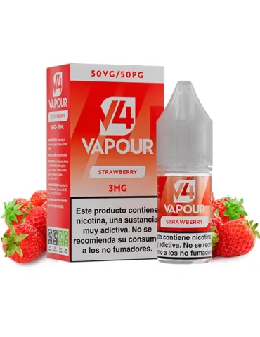 V4 Vapour Strawberry 10ml 3mg E-liquid