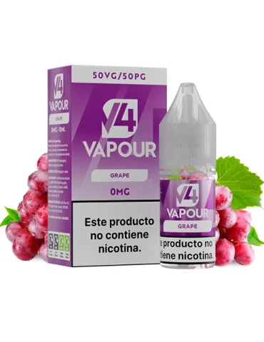 V4 Vapour Grape 10ml 0mg E-liquid