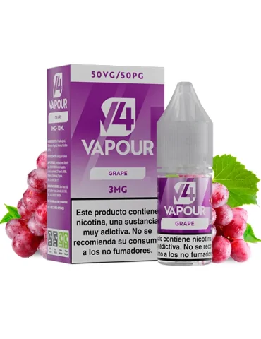 V4 Vapour Grape 10ml 3mg E-liquid