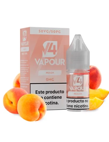 V4 Vapour Peach 10ml 0mg E-liquid