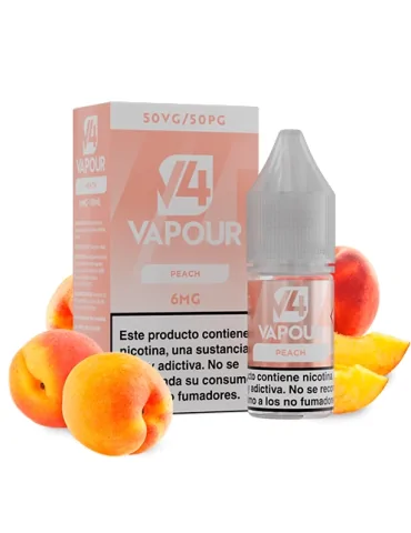 V4 Vapour Peach 10ml 6mg E-liquid