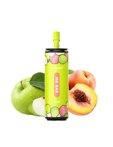 Puff MK Bar 7000 puffs 20mg Apple Peach Pear - McKeese Disposable Vape
