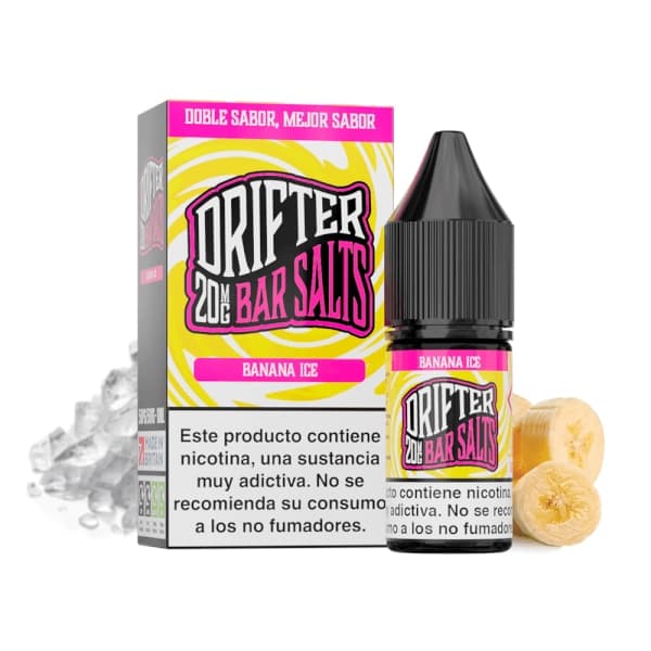 Drifter Bar Banana Ice Nic Salt 20mg 10ml E liquid