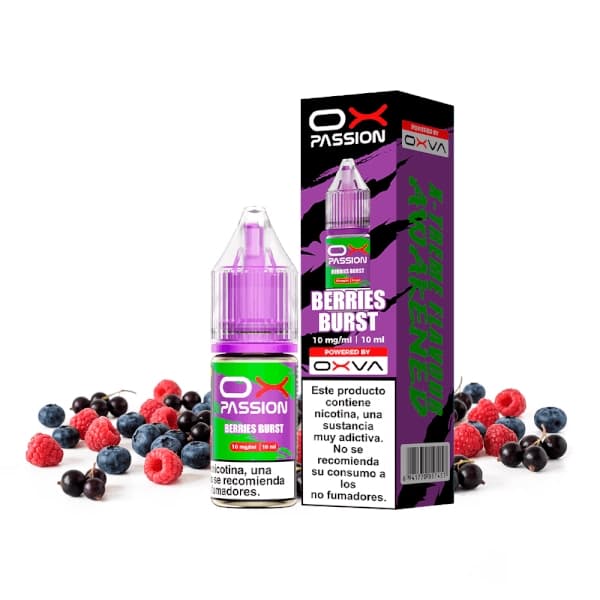 Oxva Ox Passion Nic Salts Berry Burst 20mg 10ml E liquid