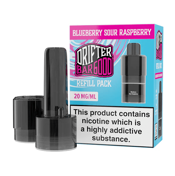 Drifter Bar Blueberry Sour Raspberry 20mg 6000puffs Prefilled Pods