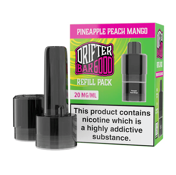 Drifter Bar Pineapple Peach Mango 20mg 6000puffs Prefilled Pods