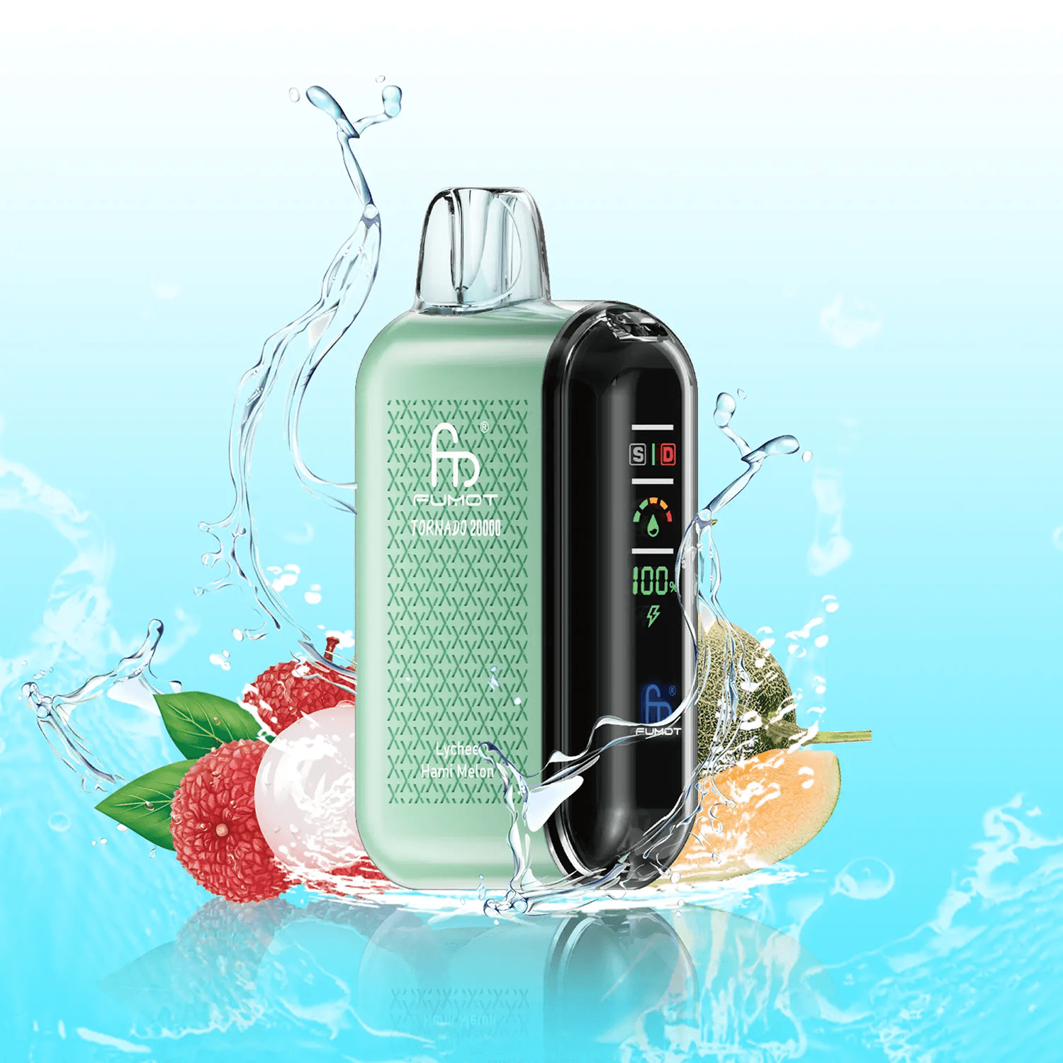 Tornado Lychee Hami Melon 20000 puffs 20mg - RandM Disposable Vape