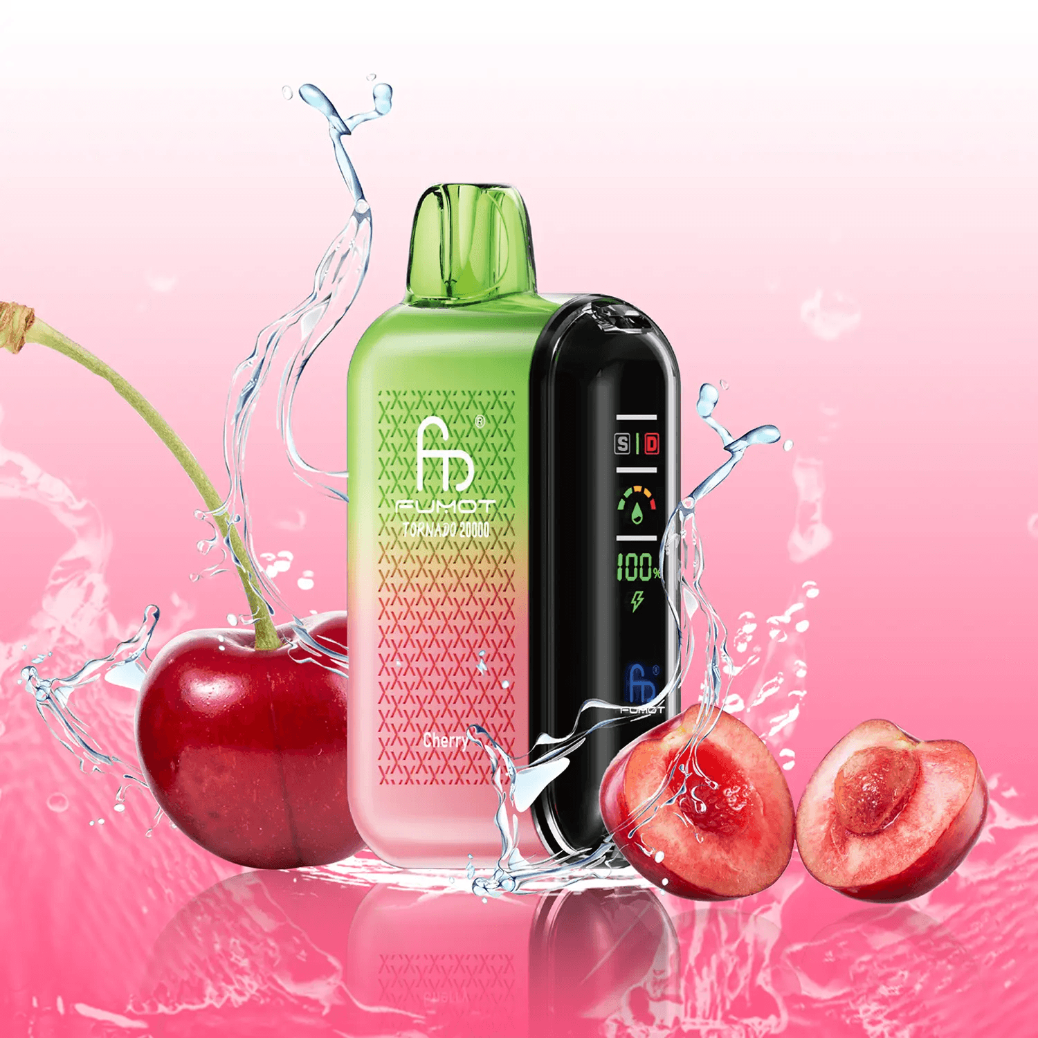 Tornado Cherry Berry 20000 puffs 20mg - RandM Disposable Vape