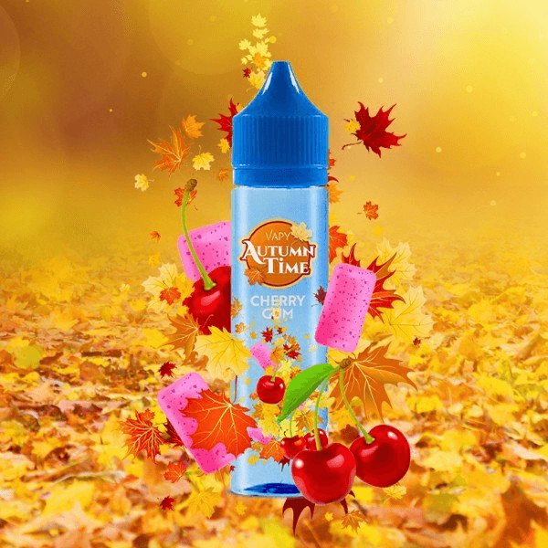 Prefilled VAPY Autumn Time Cherry Gum 60ml 3mg 50/50 Expired On 17.06.25.