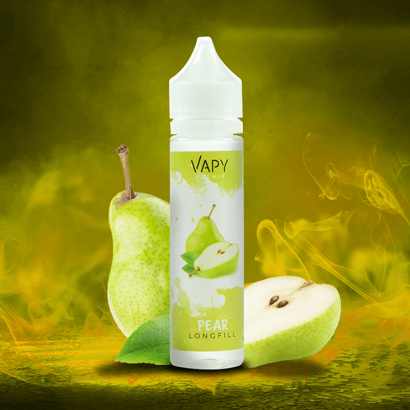 Prefilled VAPY Premix Pear 60ml 6mg 50/50 E-liquid Expired On 27.06.25.