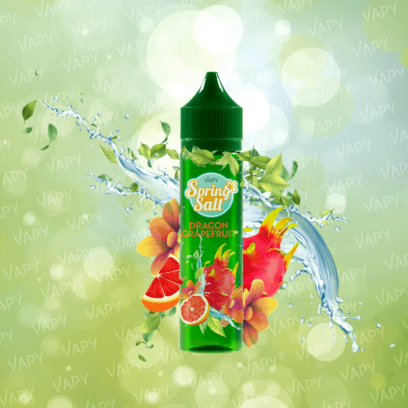 Prefilled VAPY Spring Time Dragon Grapefruit 60ml 6mg 50/50 Expired On 05.07.25.