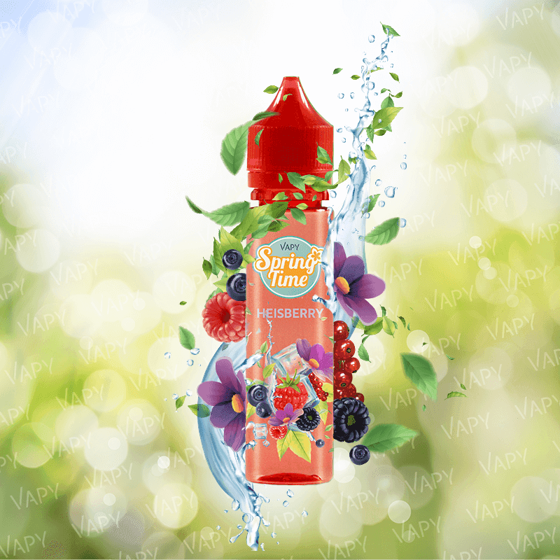 Prefilled VAPY Spring Time HeisBerry 60ml 6mg 50/50 Expired On 05.07.25.