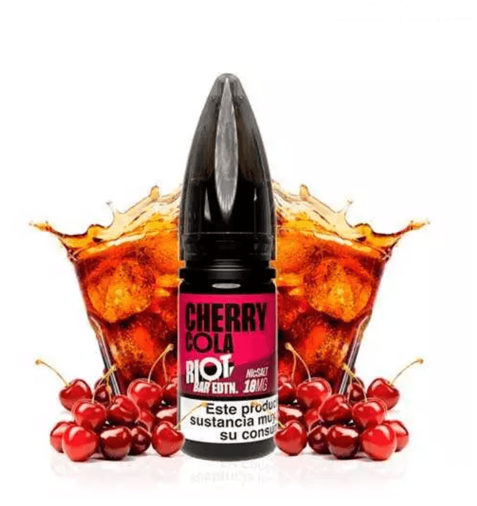 Riot Baredtn Nic Salt Cherry Cola 10ml 20mg E-liquid