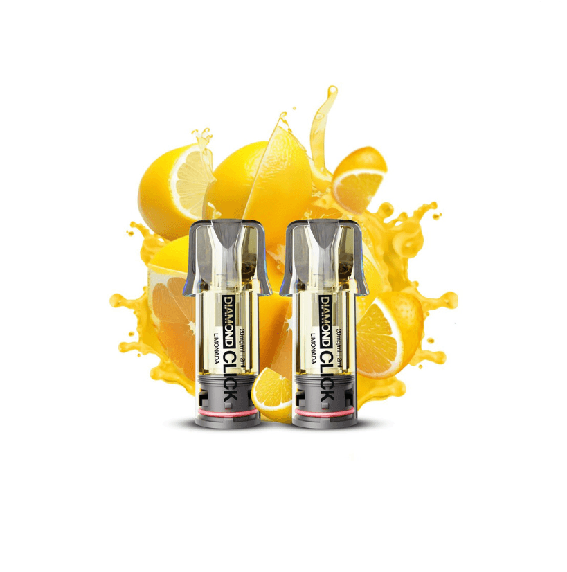Vapes Bars Diamond Click Pod Cartridge Limonada 2pcs 20mg 1200 puffs