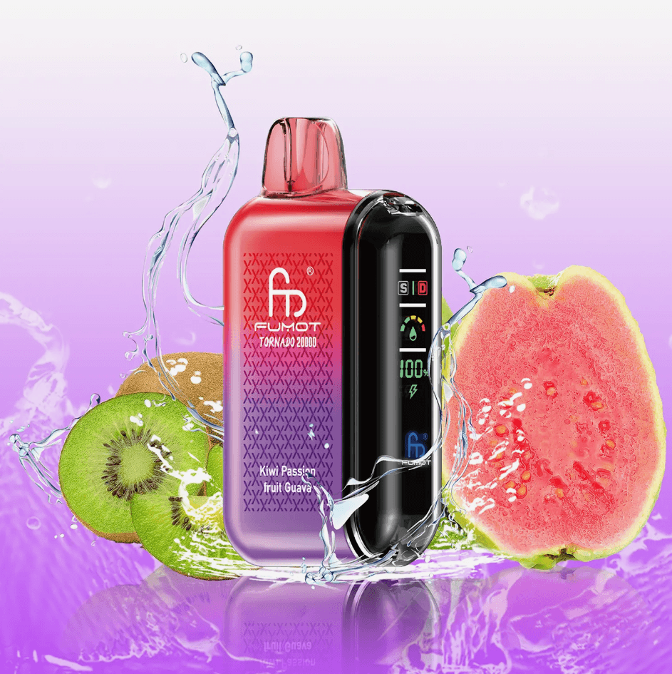 Tornado Kiwi Passion Fruit Guava 20000 puffs 20mg - RandM Disposable Vape