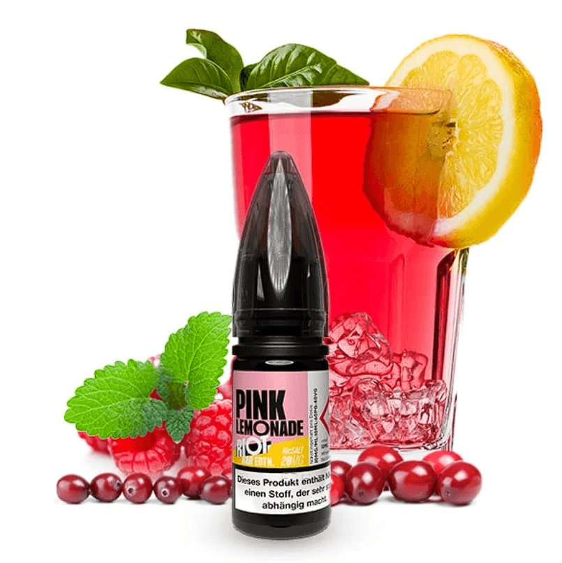 Riot Baredtn Nic Salt Pink Lemonade 10ml 20mg E-liquid