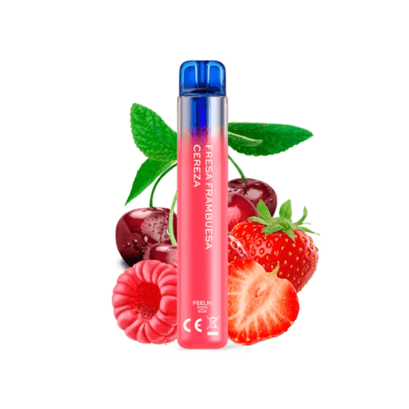 Vozol Neon Strawberry Raspberry Cherry 20mg 1000puffs Disposable Vape