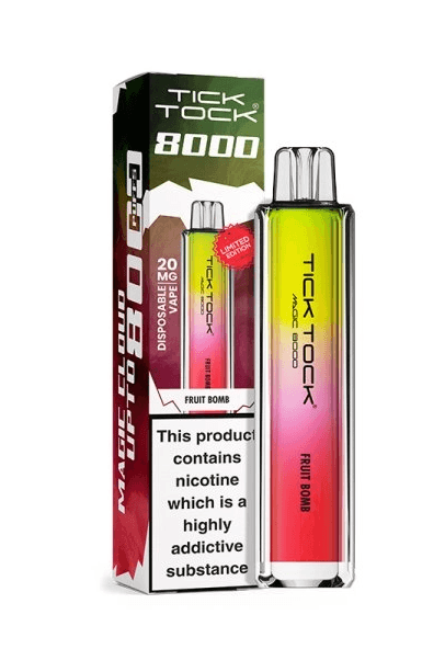 Tick Tock Fruit Bomb 8000 puffs 20mg Disposable Vape