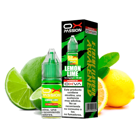 15mg Oxva Ox Passion Nic Salts Lemon Lime 10ml E liquid