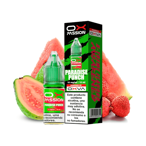 15mg Oxva Ox Passion Nic Salts Paradise Punch 10ml E liquid