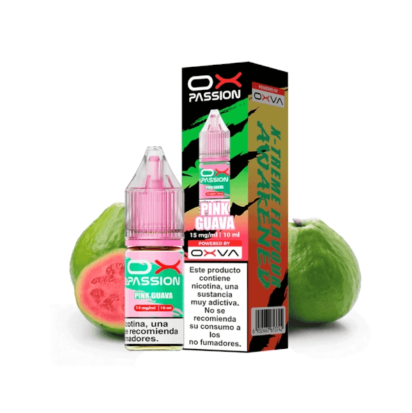 15mg Oxva Ox Passion Nic Salts Pink Guava 10ml E liquid