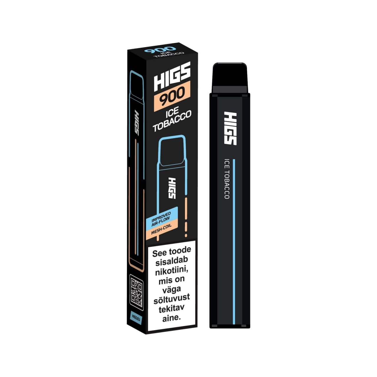 HIGS XL 900puffs Ice Tobacco Mesh Coil 20mg Disposable Vape